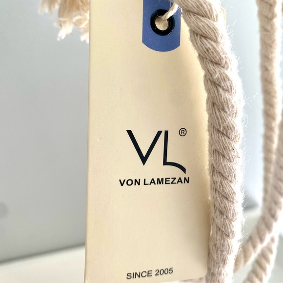 Von Lamezan lined canvas backpack 100% Cotton - Picture 5 of 11